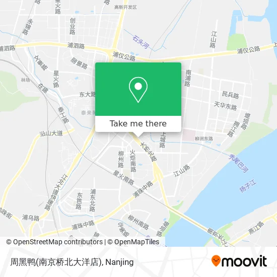 周黑鸭(南京桥北大洋店) map