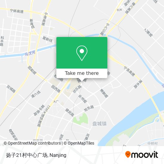 扬子21村中心广场 map