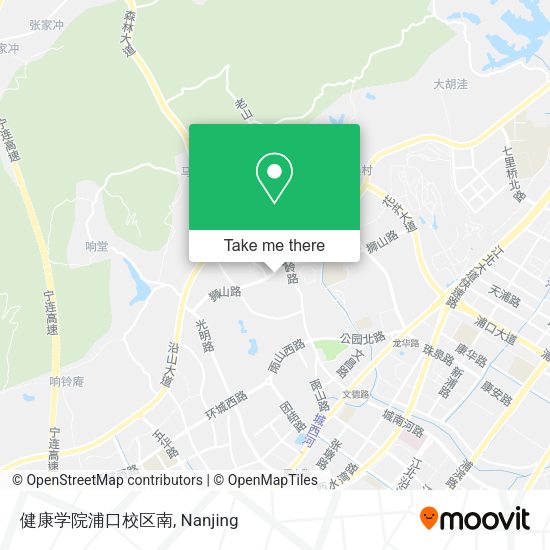 健康学院浦口校区南 map