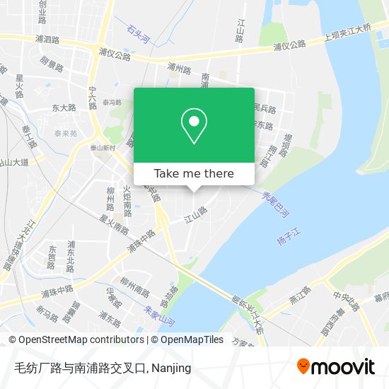 毛纺厂路与南浦路交叉口 map