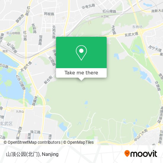 山顶公园(北门) map