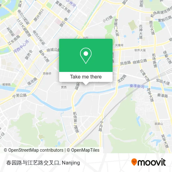春园路与江艺路交叉口 map