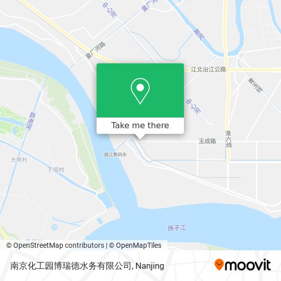 南京化工园博瑞德水务有限公司 map