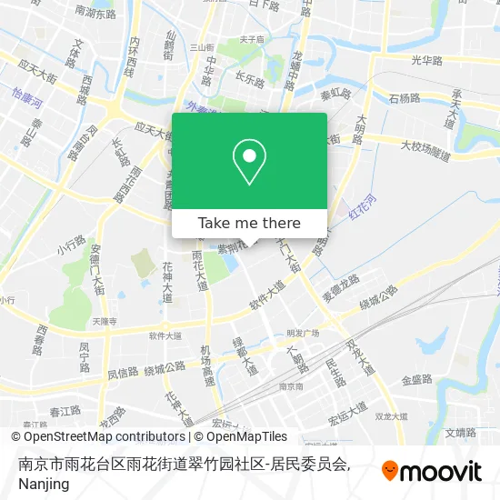 南京市雨花台区雨花街道翠竹园社区-居民委员会 map