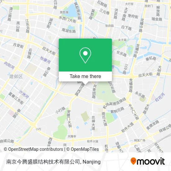南京今腾盛膜结构技术有限公司 map