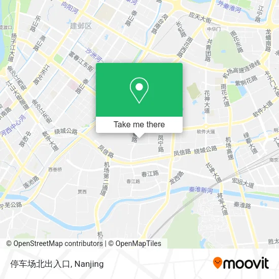 停车场北出入口 map