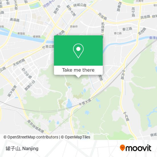 罐子山 map