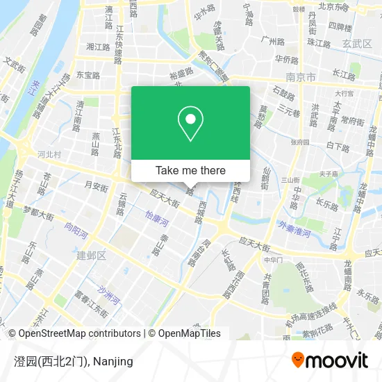 澄园(西北2门) map