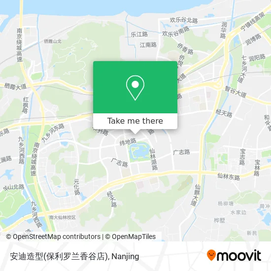 安迪造型(保利罗兰香谷店) map