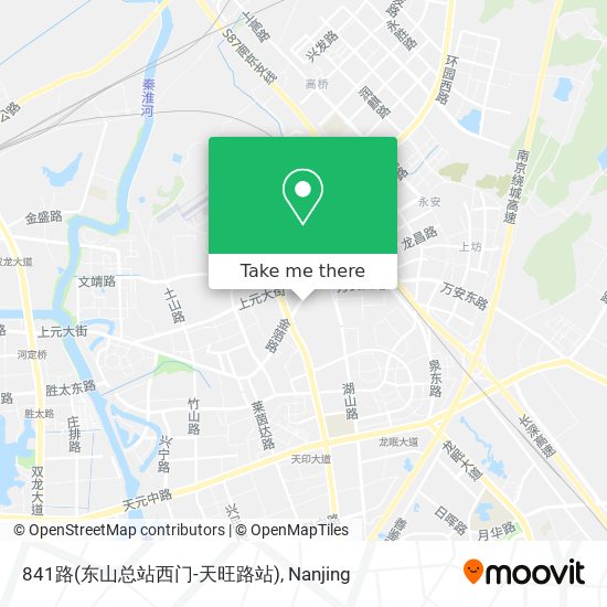 841路(东山总站西门-天旺路站) map