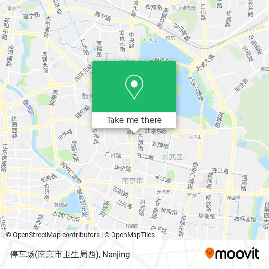 停车场(南京市卫生局西) map