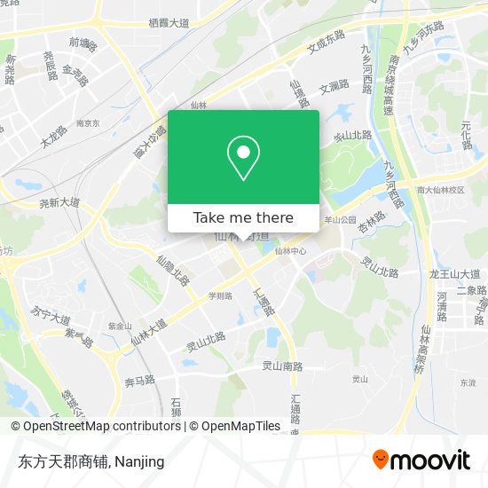 东方天郡商铺 map