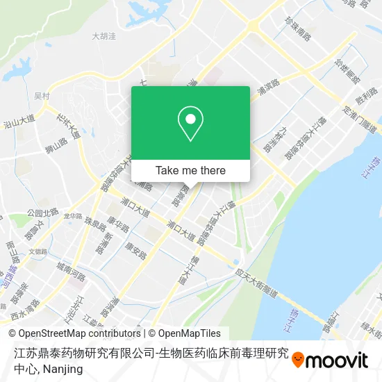 江苏鼎泰药物研究有限公司-生物医药临床前毒理研究中心 map