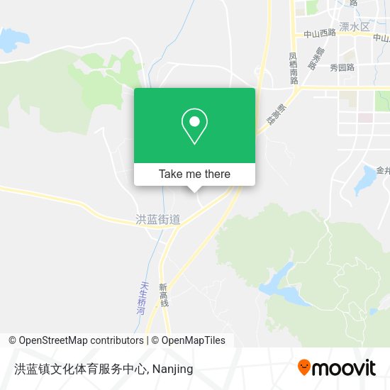 洪蓝镇文化体育服务中心 map