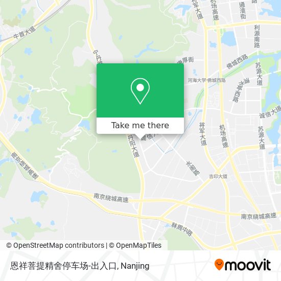恩祥菩提精舍停车场-出入口 map