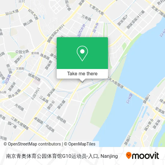 南京青奥体育公园体育馆G10运动员-入口 map