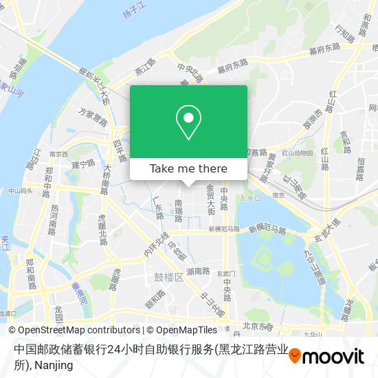 中国邮政储蓄银行24小时自助银行服务(黑龙江路营业所) map