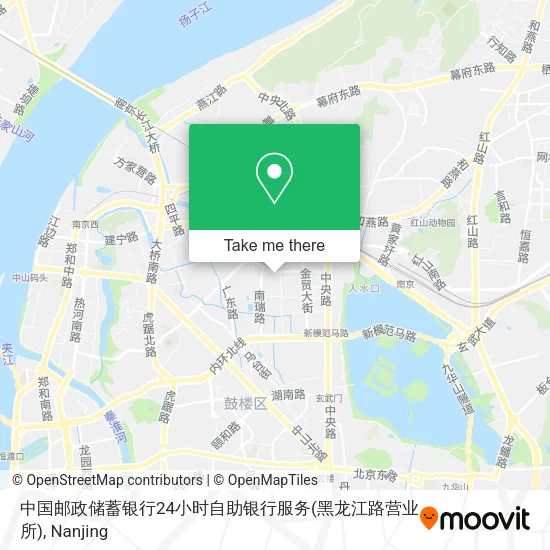 中国邮政储蓄银行24小时自助银行服务(黑龙江路营业所) map