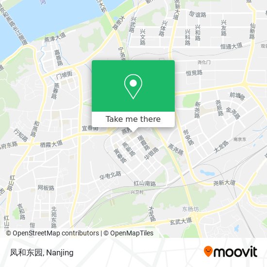 凤和东园 map
