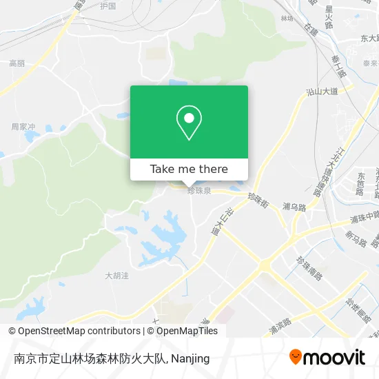 南京市定山林场森林防火大队 map