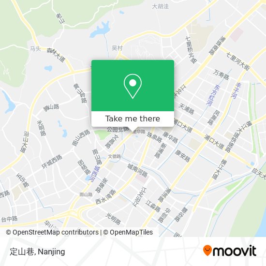 定山巷 map
