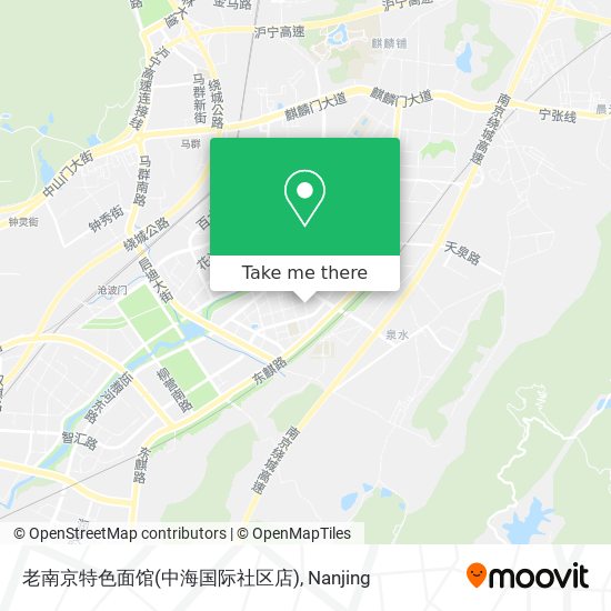 老南京特色面馆(中海国际社区店) map