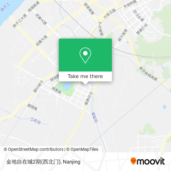 金地自在城2期(西北门) map