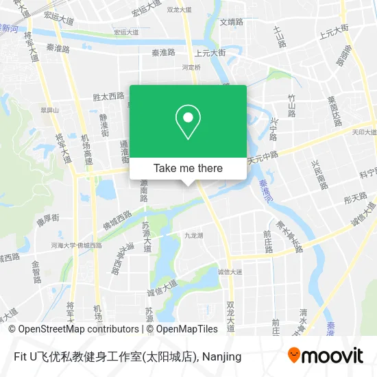 Fit U飞优私教健身工作室(太阳城店) map