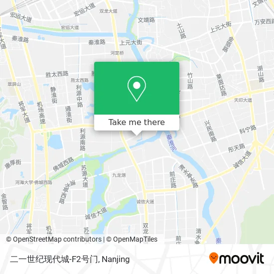 二一世纪现代城-F2号门 map