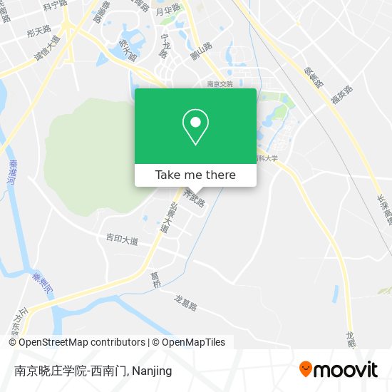 南京晓庄学院-西南门 map
