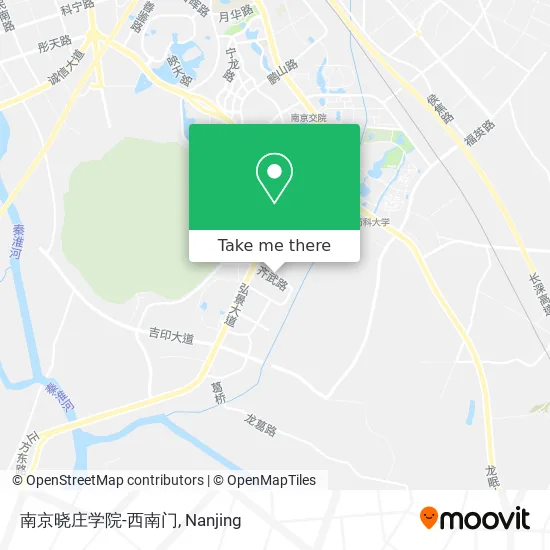 南京晓庄学院-西南门 map