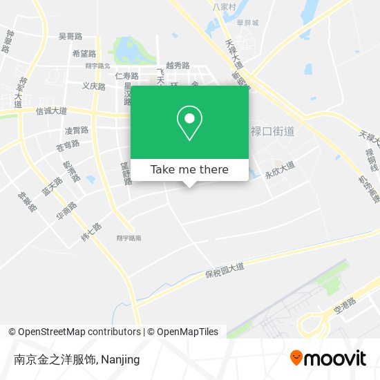 南京金之洋服饰 map