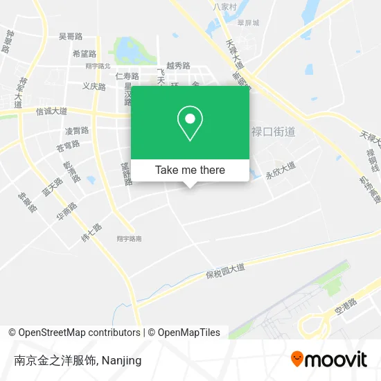 南京金之洋服饰 map