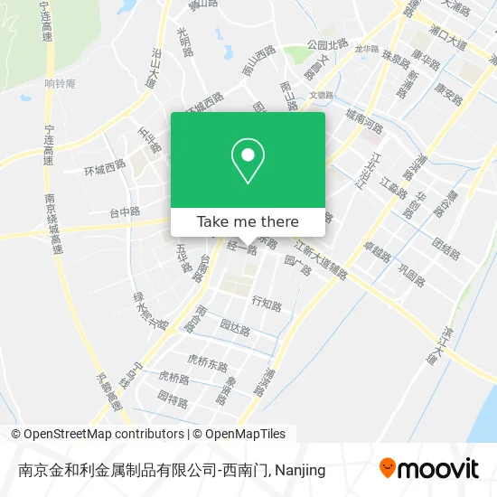 南京金和利金属制品有限公司-西南门 map
