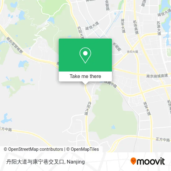 丹阳大道与康宁巷交叉口 map