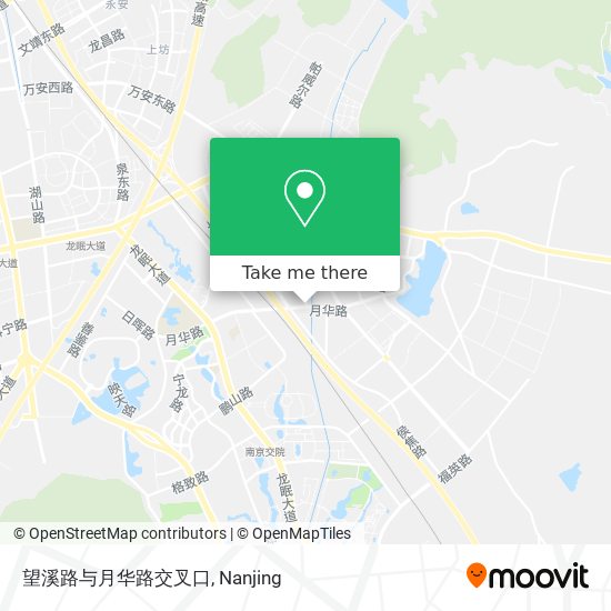 望溪路与月华路交叉口 map