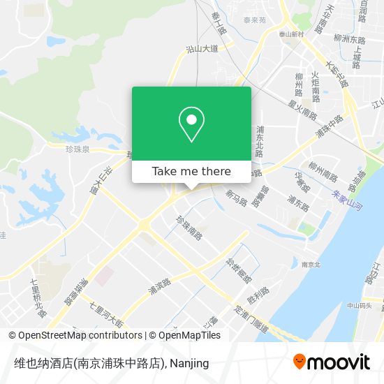 维也纳酒店(南京浦珠中路店) map