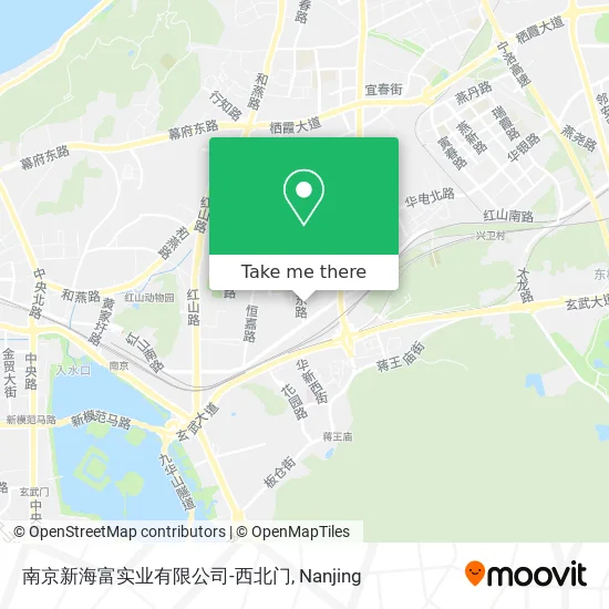 南京新海富实业有限公司-西北门 map