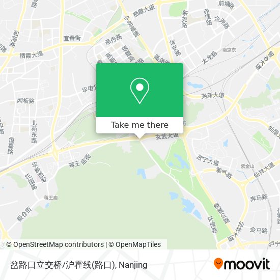 岔路口立交桥/沪霍线 map