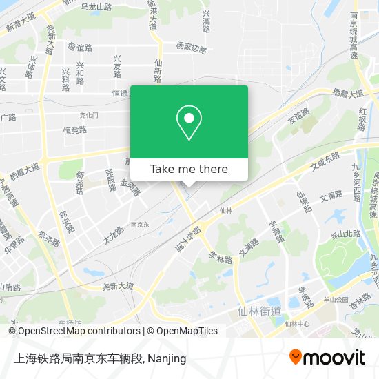 上海铁路局南京东车辆段 map