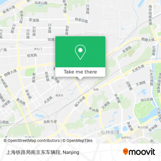上海铁路局南京东车辆段 map