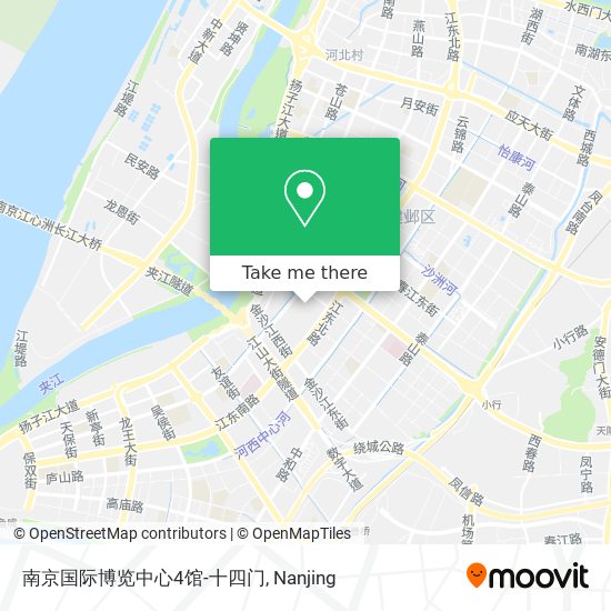 南京国际博览中心4馆-十四门 map