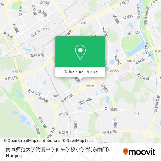 南京师范大学附属中学仙林学校小学部(东南门) map