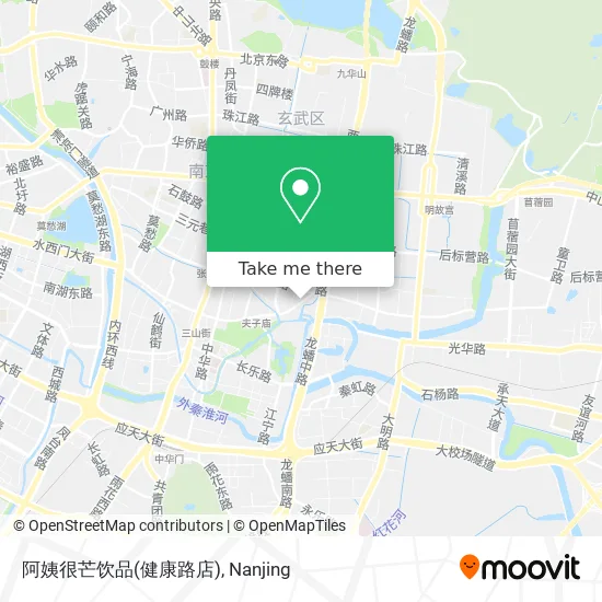 阿姨很芒饮品(健康路店) map