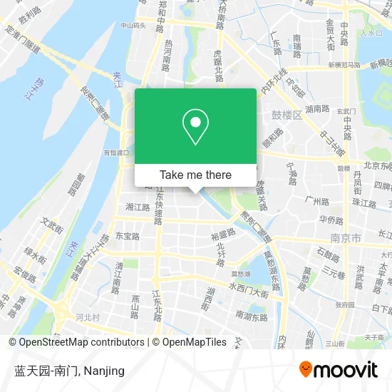 蓝天园-南门 map