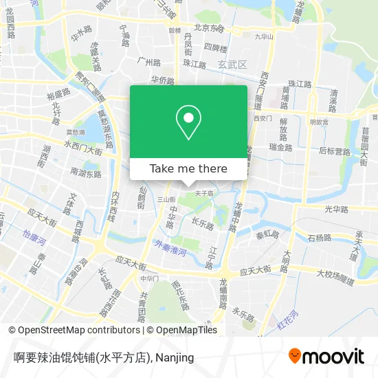 啊要辣油馄饨铺(水平方店) map