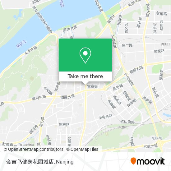 金吉鸟健身花园城店 map