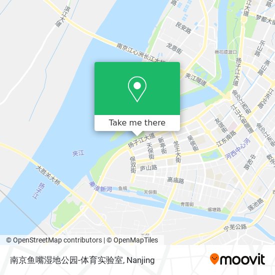 南京鱼嘴湿地公园-体育实验室 map