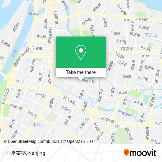 羽當茶亭 map