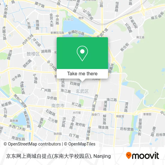 京东网上商城自提点(东南大学校园店) map